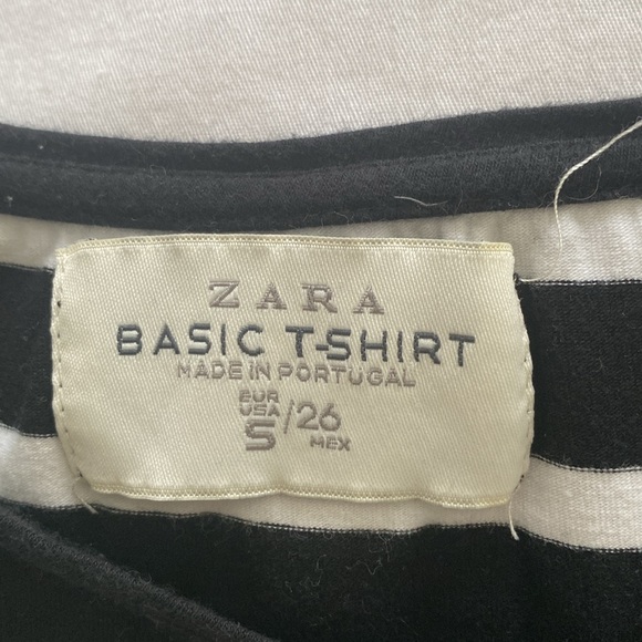 Zara striped tee size S - Picture 2 of 4